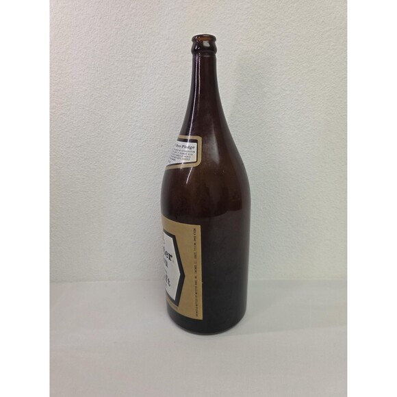 Vintage Collectible Meister Brau Premium Draft Beer Bottle Half Gallon Unique - Picture 4 of 8
